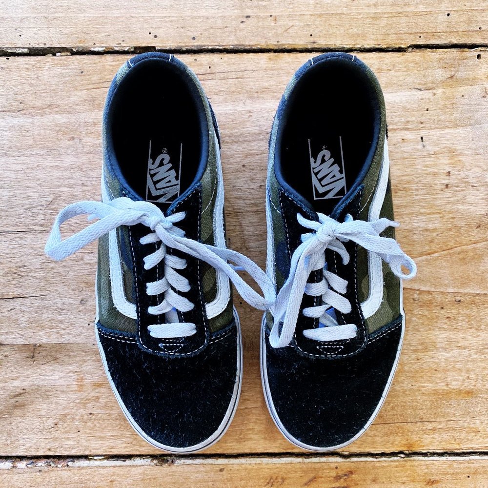 Vans Old School Camo Kids Size 2